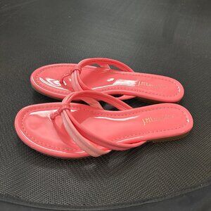 J McLaughlin pink sandals, patent, size 8.5 , excellent, $98 retail